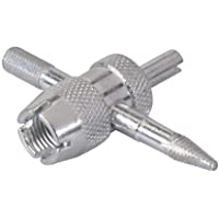 Silverline 380153 - Herramienta para reparar válvulas de neumáticos (4 llaves)
